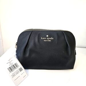 Kate Spade Chelsea Ksnyl Cosmetic Black Women's Bag Gold Hardware